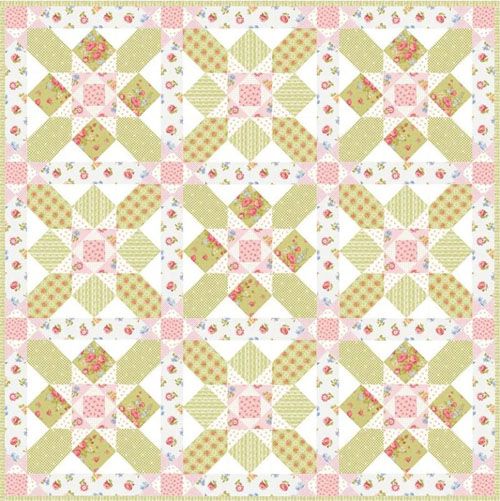 Starry Night Pink Quilt Kit