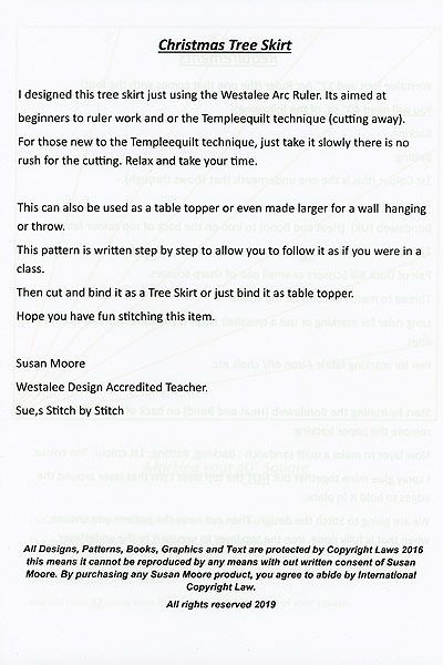 Christmas Tree Skirt Design Book by Susan Moore Christmas Tree Skirt Design Book by Susan Moore