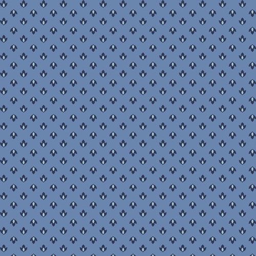 Midnight Meadow fabric: Up and Down, Blue