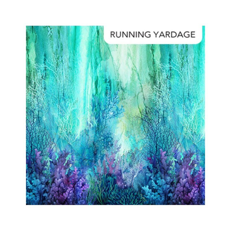 Coral Reef fabric: Coral Border