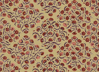 Cashmere: Ottoman Flowers Spice (per 1/4 metre)
