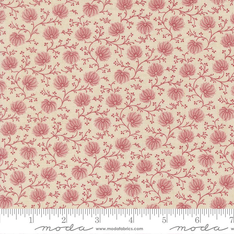 Joie De Vivre fabric, Campanule, Pearl