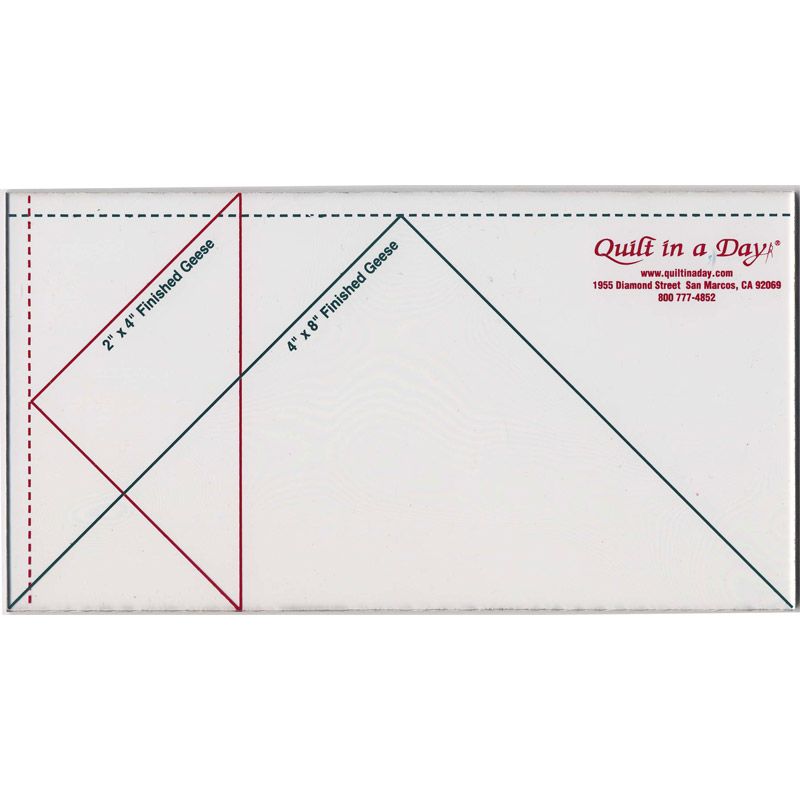 Large Flying Geese Ruler 4-1/2" x 8-1/2"