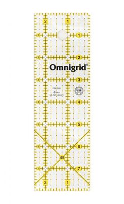 Omnigrid Patchwork Ruler 2.5" x 8" Omnigrid Patchwork Ruler 2.5" x 8"