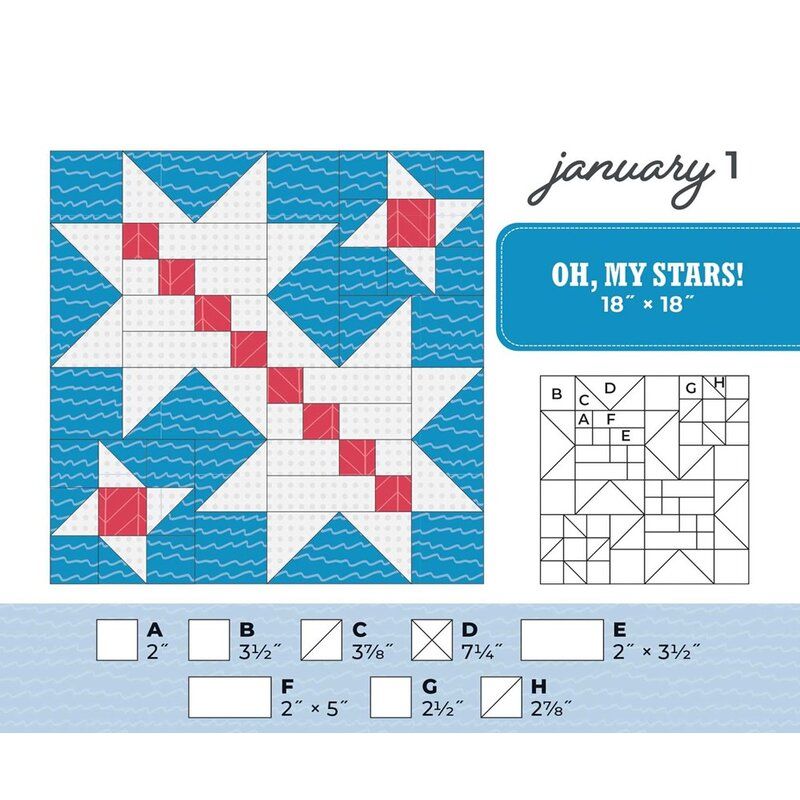Quilters Perpetual Block-a-Day Calendar