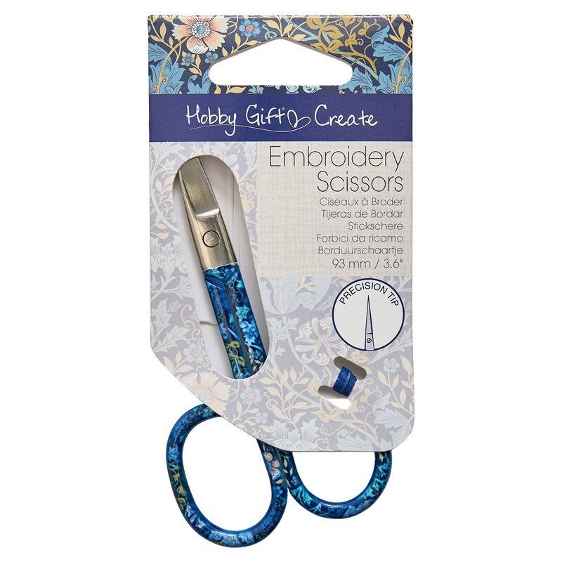 Embroidery Scissors, Arts & Crafts Woodblock Design