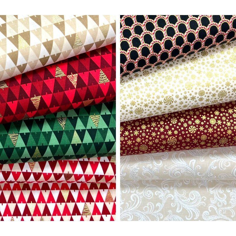 Christmas Metallics 5" Charm Pack