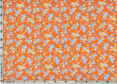 Toy Box Miniatures: Jumping Rope Orange (per 1/4 metre)