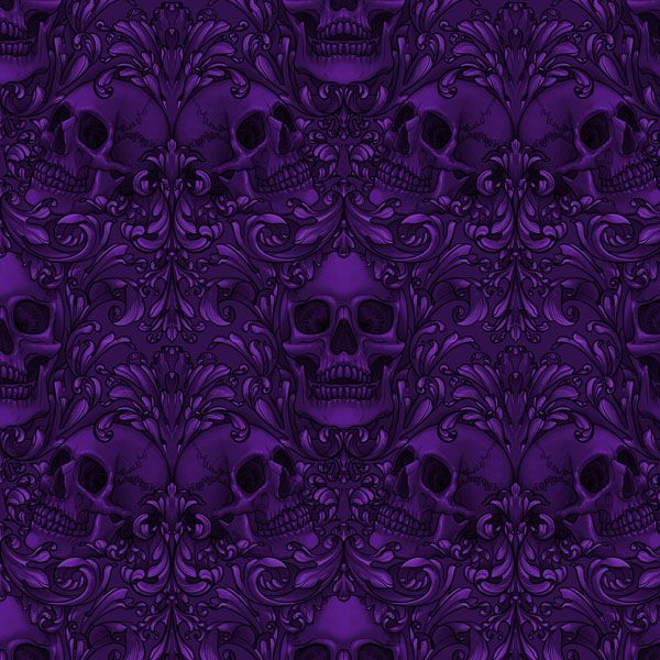 Halloween fabrics: Mystic Moonlight, Skulls