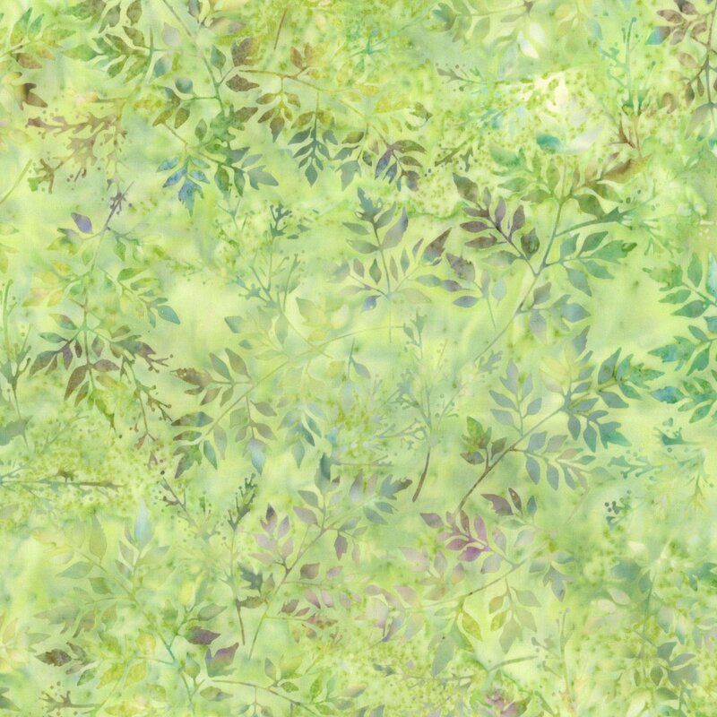 Hoffman Bali Batiks fabric, Parsley