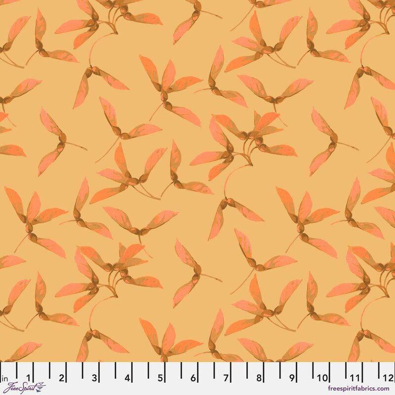Golden Harvest fabric, Whirlygigs, Straw