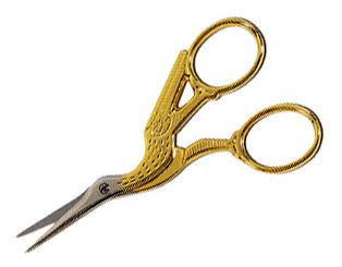 Gingher 3 1/2" Stork Embroidery