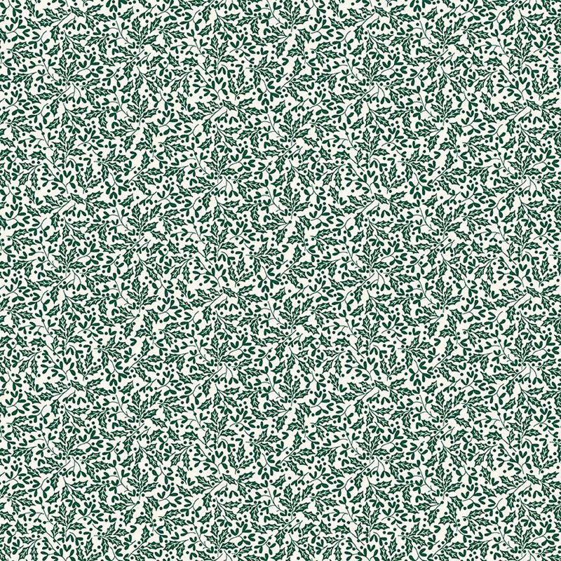 Scandi fabric: Holly, Green
