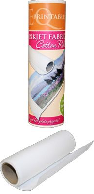 EQ Printables Inkjet Fabric Roll  8.5" x 120"