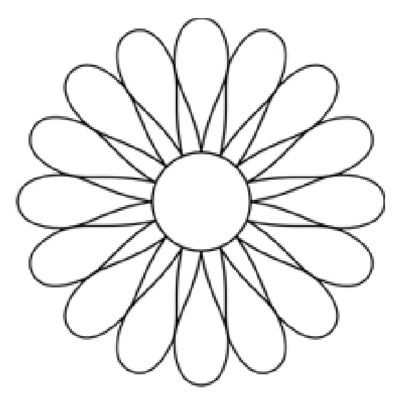 Westalee Ruler Circles on Quilts No.9 (8" block)  Low Shank