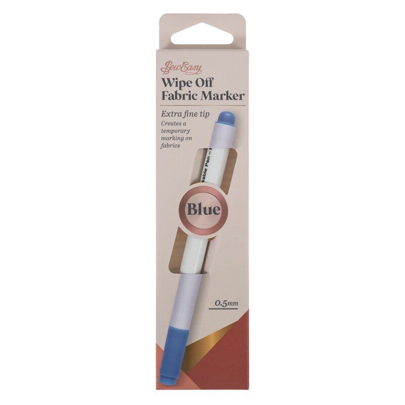 Sew Easy Water Soluble Fabric Marker, Blue