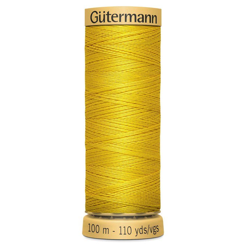Gutermann Natural Cotton 100m Yellow Col 688 Gutermann Natural Cotton 100m Yellow Col 688