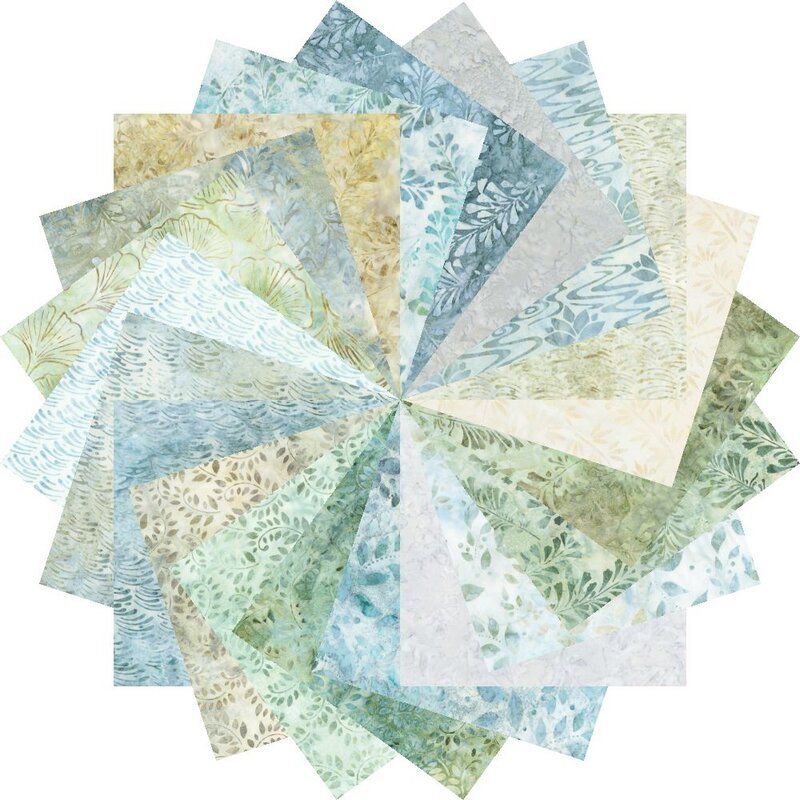 Morning Mist Batik 5" Charm Pack