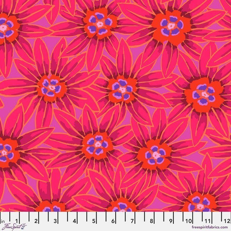 Kaffe Fassett Fabric Potentilla, Red