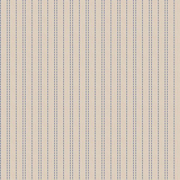 Tilda fabric: Creating Memories Summer Seamstripe Blue