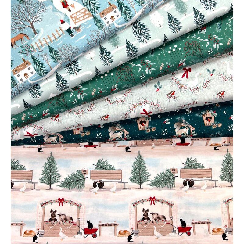 Christmas in the Country Fat Quarter Bundle