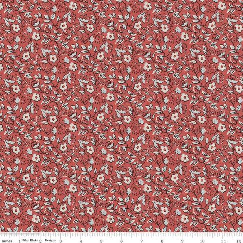 Pride and Prejudice Fabric Maria, Ruby