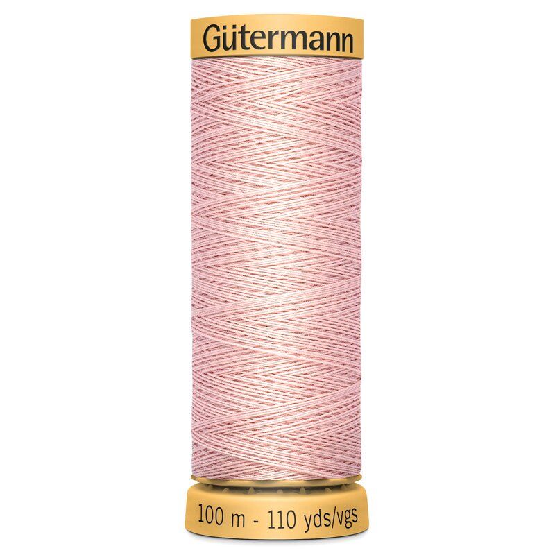 Gutermann Natural Cotton 100m Baby Pink Col 2628 Gutermann Natural Cotton 100m Baby Pink Col 2628