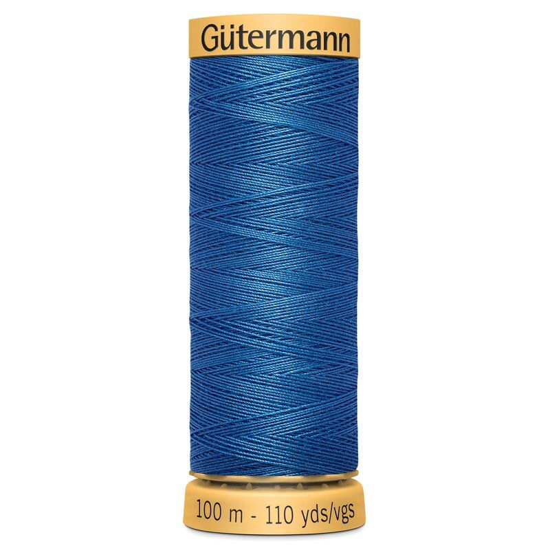 Gutermann Natural Cotton 100m Lagoon Blue Col 5534 Gutermann Natural Cotton 100m Lagoon Blue Col 5534