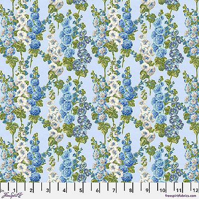 A Celebration of Sanderson fabric: Hollyhocks Sky (per 1/4 metre) A Celebration of Sanderson fabric: Hollyhocks Sky (per 1/4 metre)