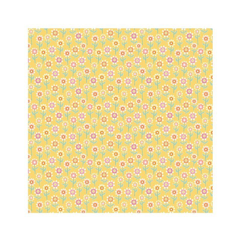Whimsy Fabric: Daisy Field, Yellow Whimsy Fabric: Daisy Field, Yellow