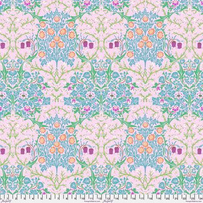 Kaffe Fassett x Morris & Co Fabric: Blackthorn Pink