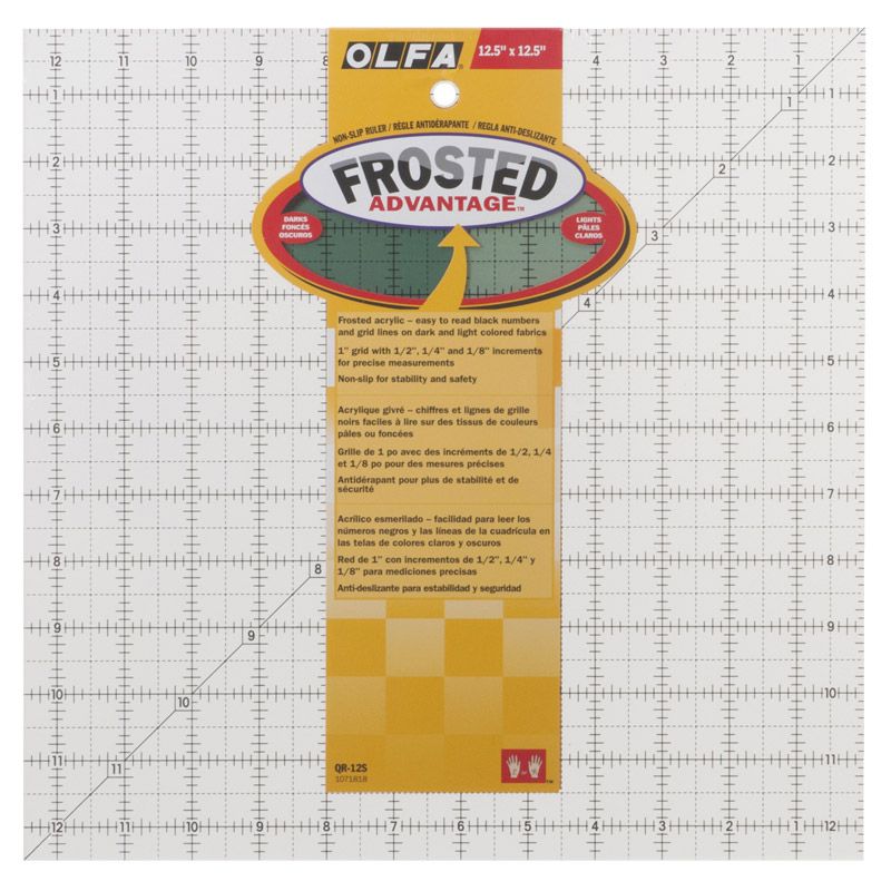 Olfa 12.5" x 12.5" Patchwork Ruler