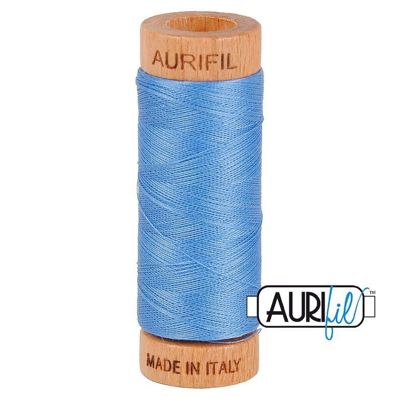 Aurifil 80 Cotton Thread 2725 Light Wedgewood