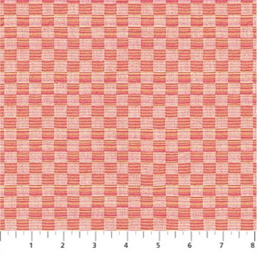 Check Mates fabric: Gameboard Lush, Rose