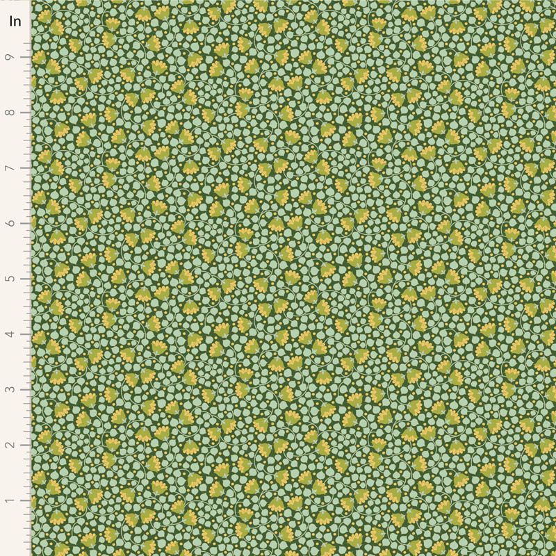 Tilda Bellflower Blenders fabric: Bellflower, Pine