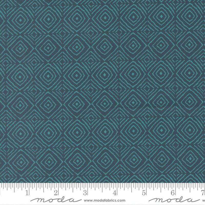 Parlor fabric Diamonds, Peacock