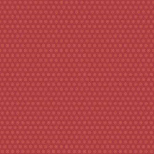 Petals and Stitches fabric: Tiled Dresden, Orange