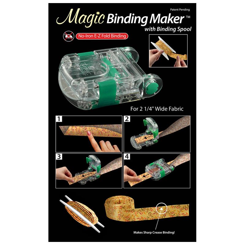 Magic Binding Maker for 2-1/4" wide fabric strips