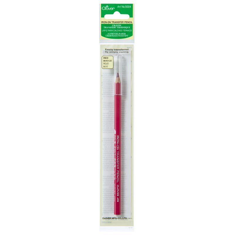 Clover Iron-On Transfer Pencil, Red