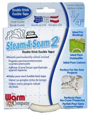 Steam A Seam 2 Fusible Tape  1/4" x 40 yds