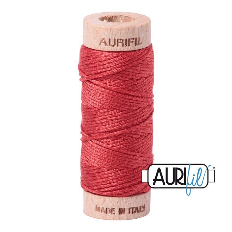 Aurifil Floss Cotton Thread 2255 Dark Red Orange Aurifil Floss Cotton Thread 2255 Dark Red Orange