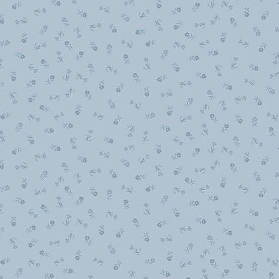 Petite Fleur Fabric: Spring, Blue