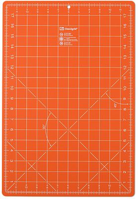 Omnimat A3 Medium Double Sided 12" x 18"  (30x45cm) Orange Rotary Cutting Mat