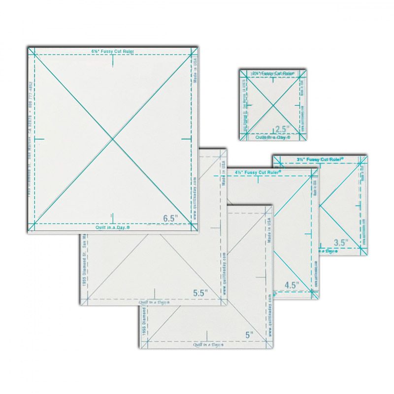 The Complete Fussy Cut Ruler Set of 6