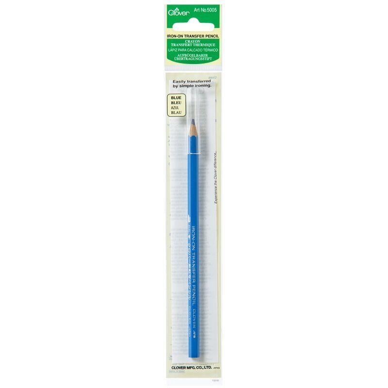 Clover Iron-On Transfer Pencil, Blue