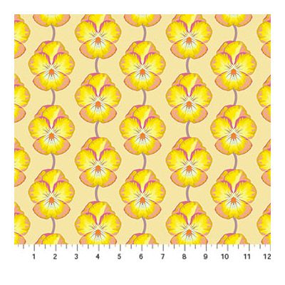 Iconic fabric: Pansies, Vintage