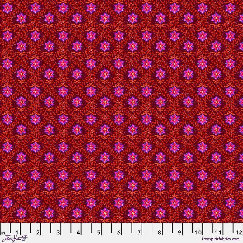Festival Fabric: Diamonds, Red