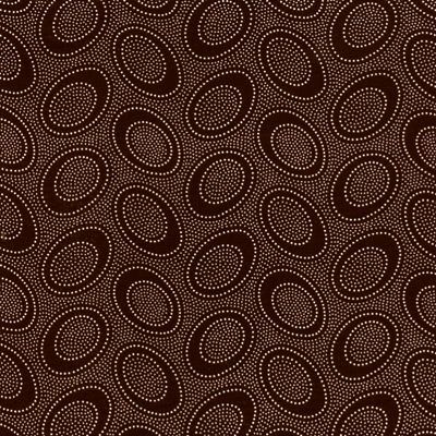 Kaffe Fassett Fabric Aboriginal Dots Chocolate (per 1/4 metre)