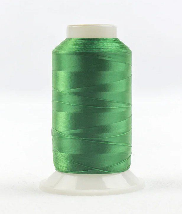 InvisaFil Thread: 100wt 2 ply Polyester 2500m Spool Christmas Green