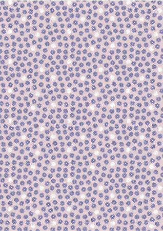 Glow Fairies fabric: Tiny Glow Daisy on Pink